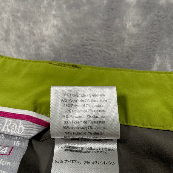 Rab Helix Pants Womens Large Lightweight Outdoor Hiking Trekking Performance - Picture 5 of 14